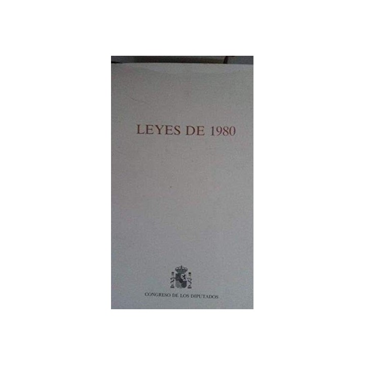 Leyes de 1980 - Edición Preparada Por Mateo Maciá Y Ana María Cuartero